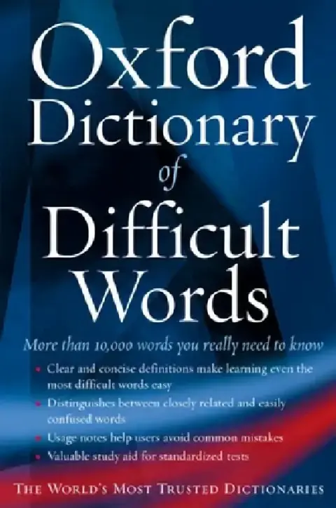 Cover of The Oxford Dictionary of Difficult Words