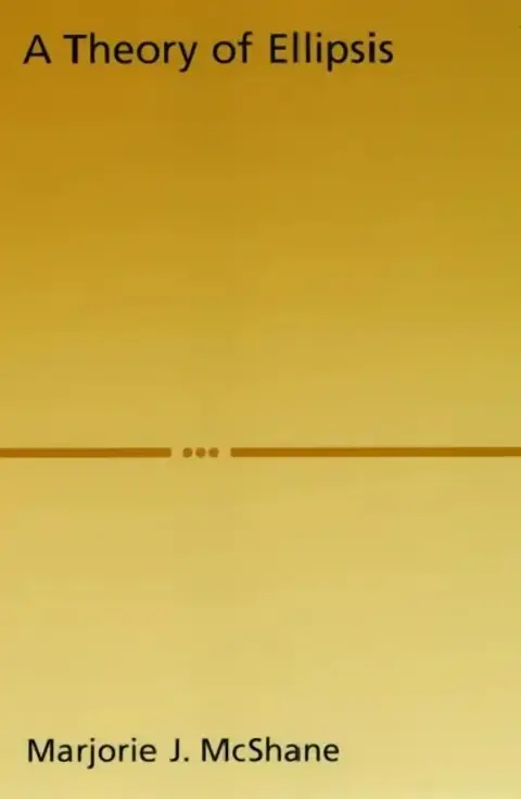 Cover of A Theory of Ellipsis