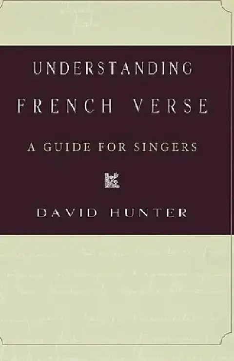 Cover of Understanding French Verse