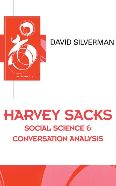 Cover of Harvey Sacks