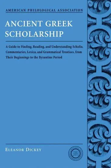 Cover of Ancient Greek Scholarship