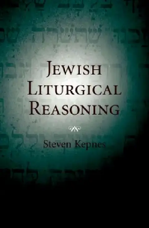 Cover of Jewish Liturgical Reasoning