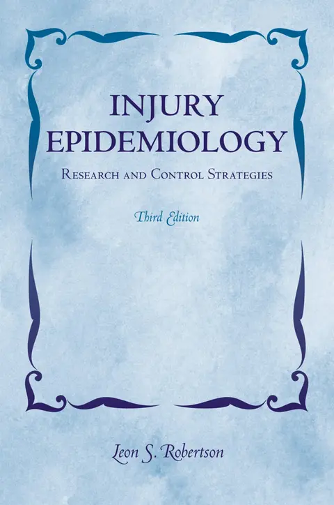 Cover of Injury Epidemiology