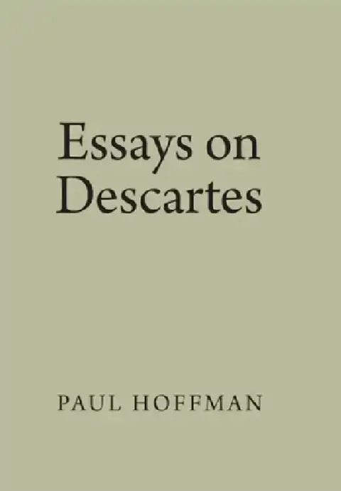 Cover of Essays on Descartes