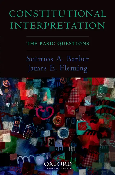 Cover of Constitutional Interpretation