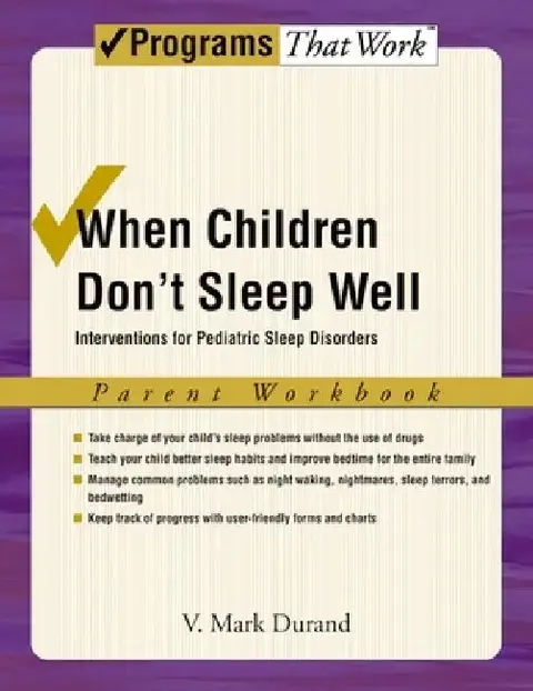 Cover of When Children Don't Sleep Well