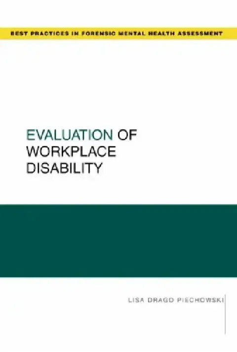 Cover of Evaluation of Workplace Disability