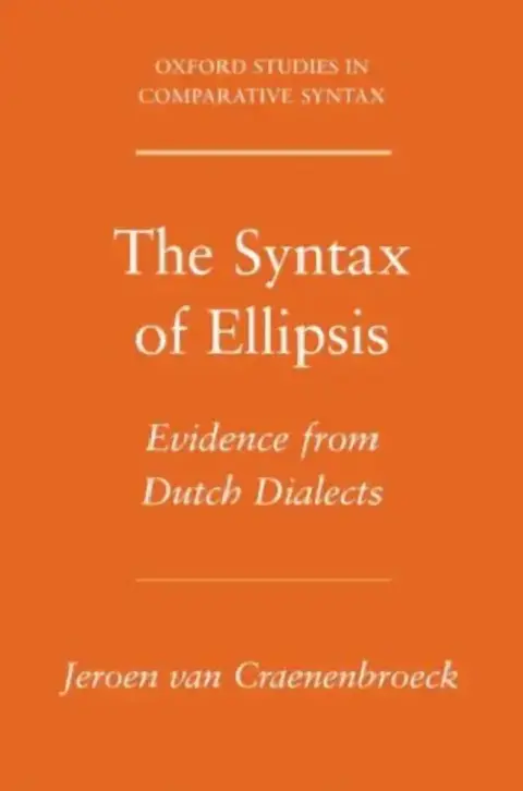 Cover of Syntax of Ellipsis