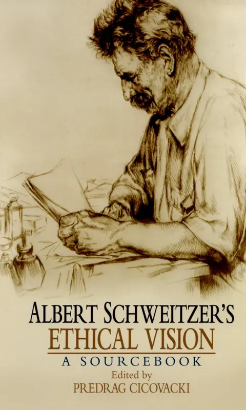 Cover of Albert Schweitzer's Ethical Vision