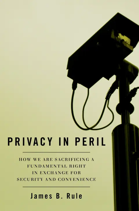 Cover of Privacy in Peril