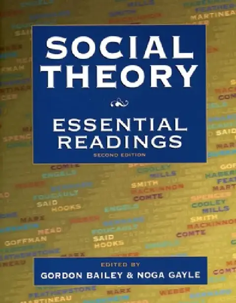 Cover of Social Theory