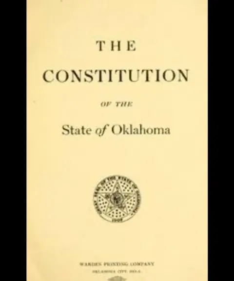 Cover of The Oklahoma State Constitution