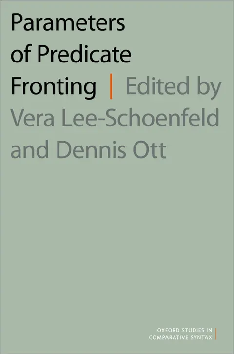 Cover of Parameters of Predicate Fronting