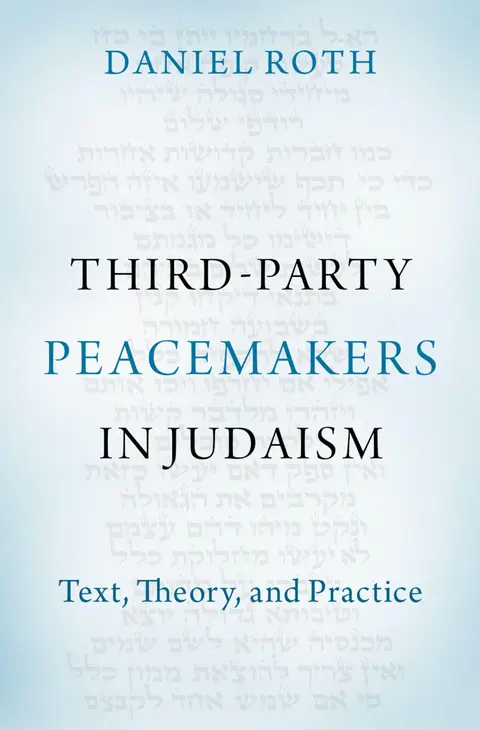 Cover of Third-Party Peacemakers in Judaism
