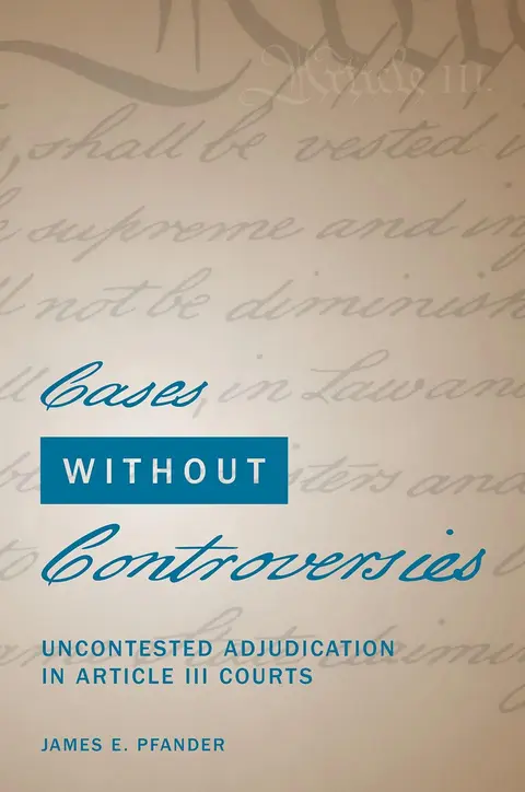 Cover of Cases Without Controversies