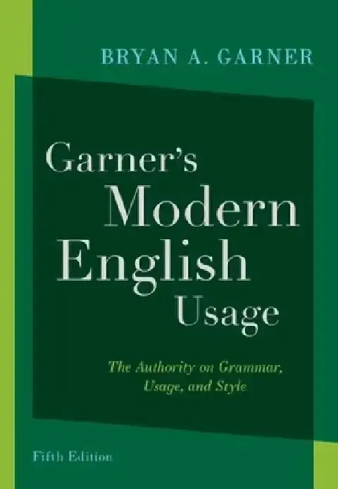 Cover of Garner's Modern English Usage
