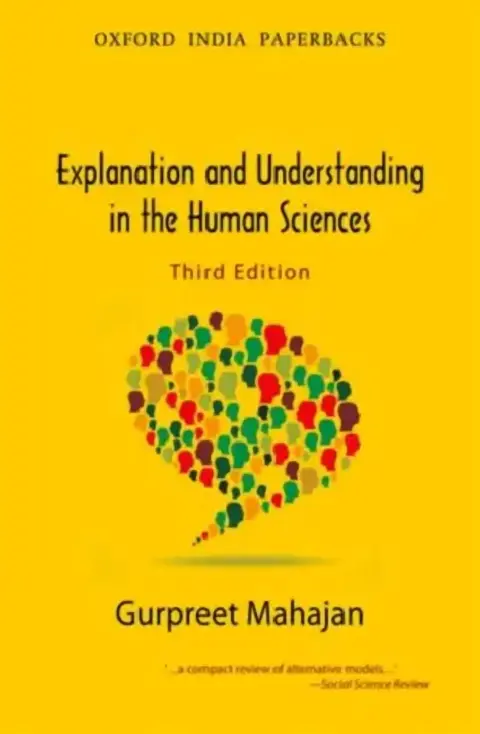 Cover of Explanation and Understanding in the Human Sciences