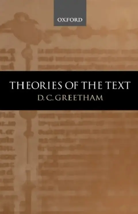 Cover of Theories of the Text