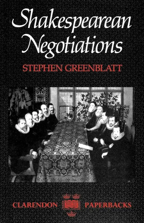 Cover of Shakespearean Negotiations
