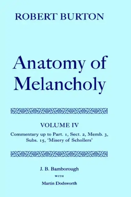 Cover of The Anatomy of Melancholy