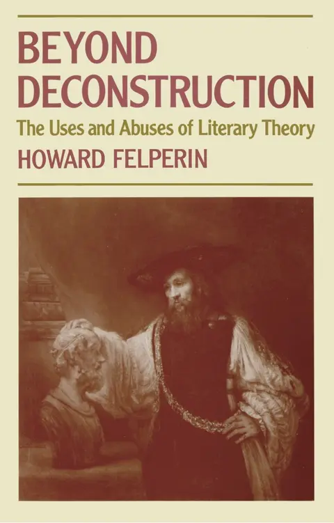 Cover of Beyond Deconstruction