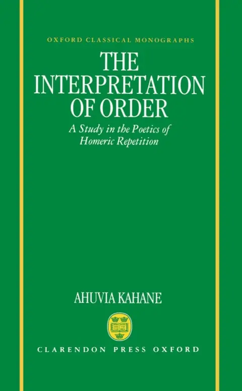 Cover of The Interpretation of Order