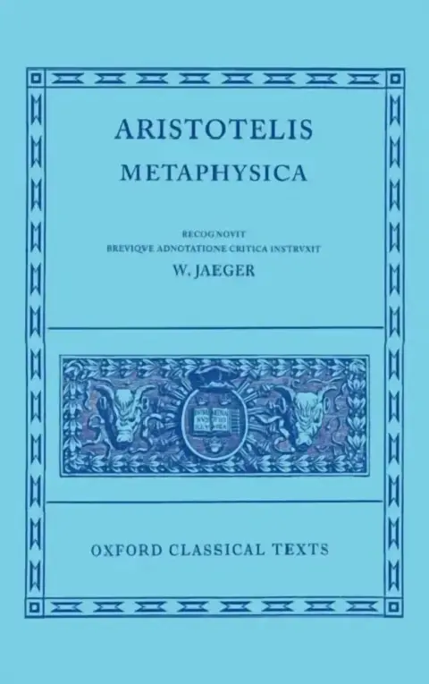 Cover of Aristotle Metaphysica