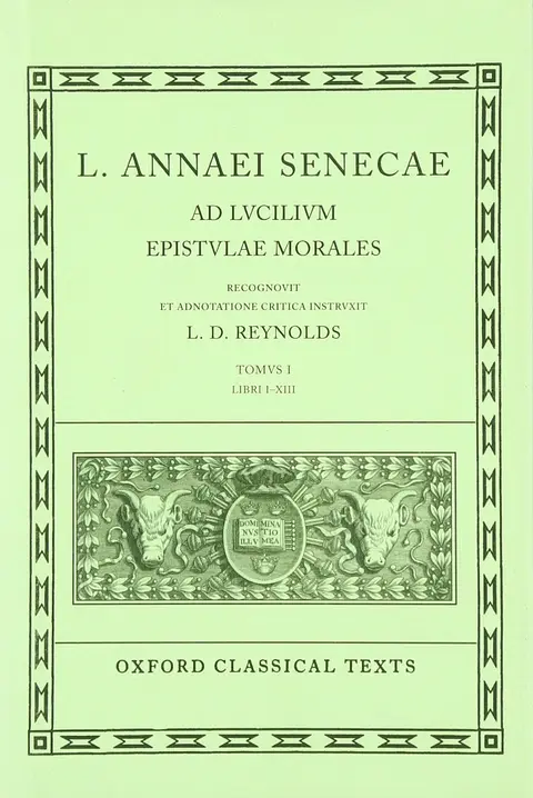 Cover of Ad Lucilium Epistulae Morales