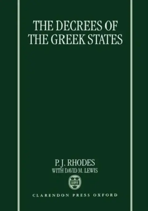 Cover of The Decrees of the Greek States