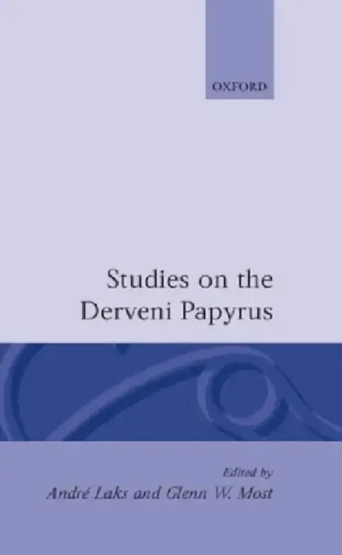 Cover of Studies on the Derveni Papyrus