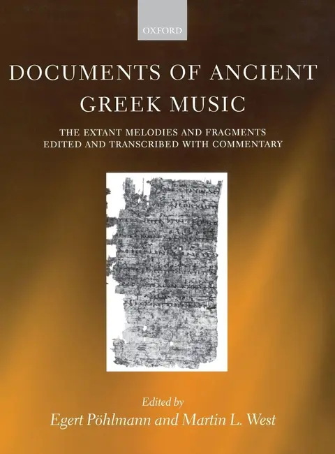 Cover of Documents of Ancient Greek Music