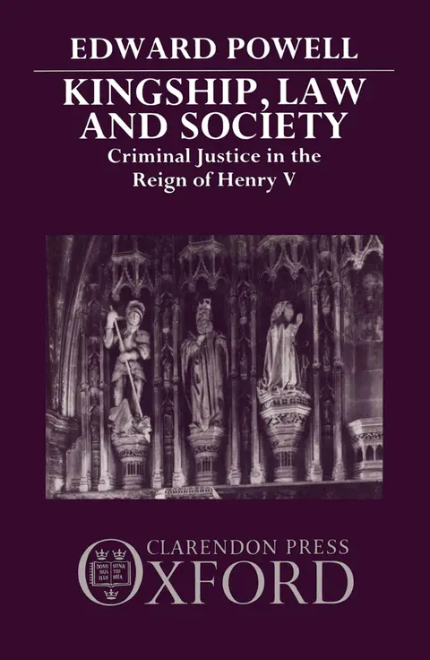 Cover of Kingship, Law, and Society