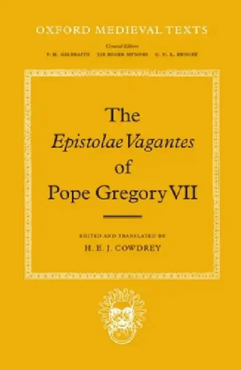 Cover of The Epistolae Vagantes of Pope Gregory VII