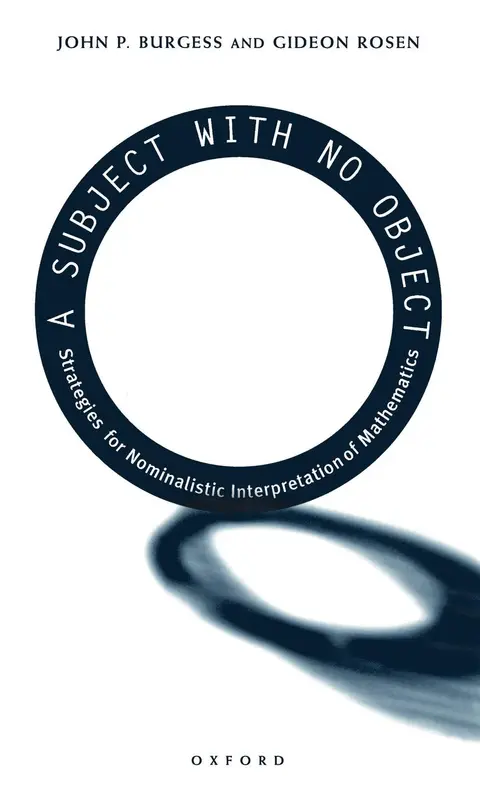 Cover of A Subject with No Object