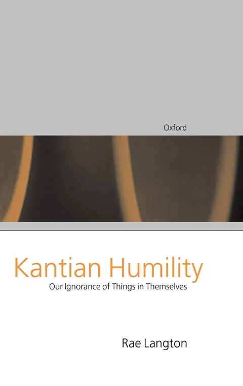 Cover of Kantian Humility