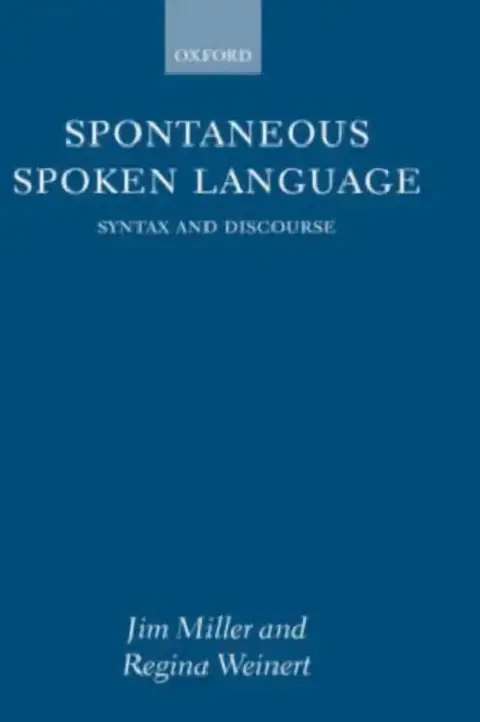 Cover of Spontaneous Spoken Language