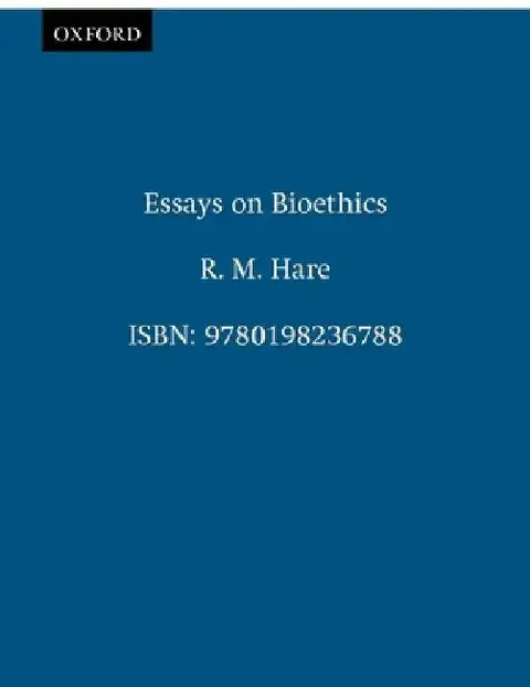 Cover of Essay on Bioethics
