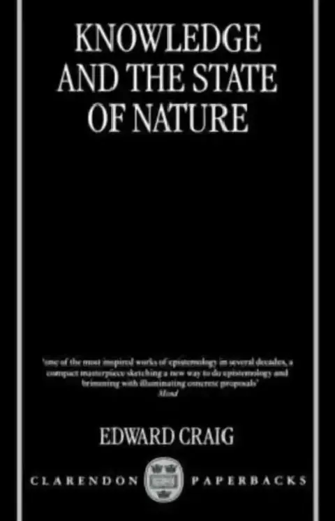 Cover of Knowledge and the State of Nature