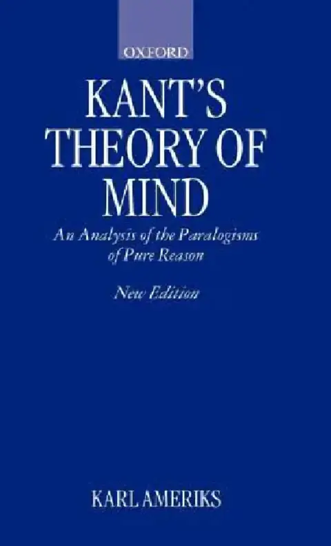 Cover of Kant's Theory of Mind