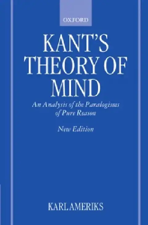 Cover of Kant's Theory of Mind