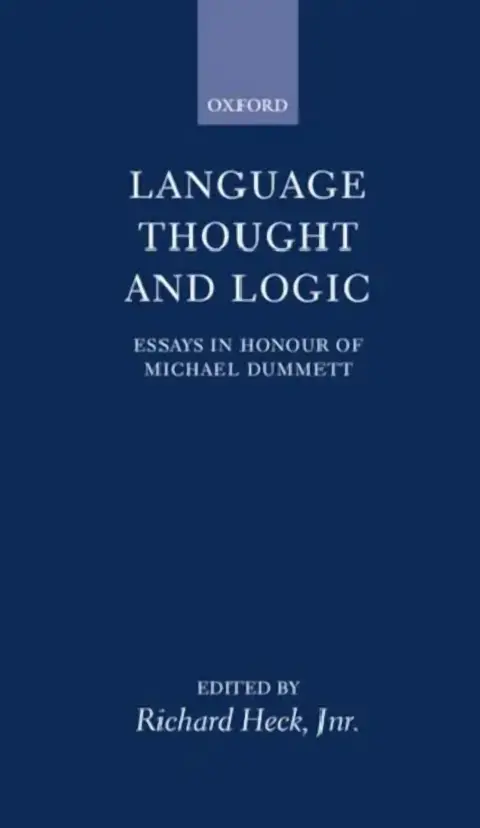 Cover of Language, Thought, and Logic