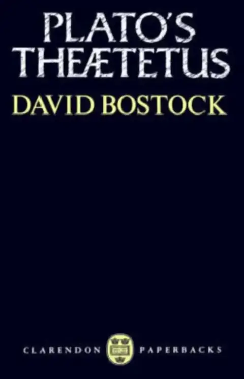Cover of Plato's Theaetetus