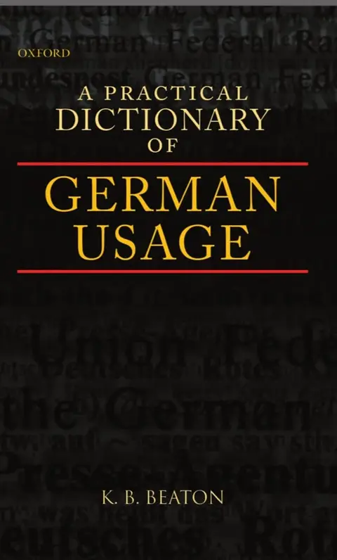 Cover of A Practical Dictionary of German Usage