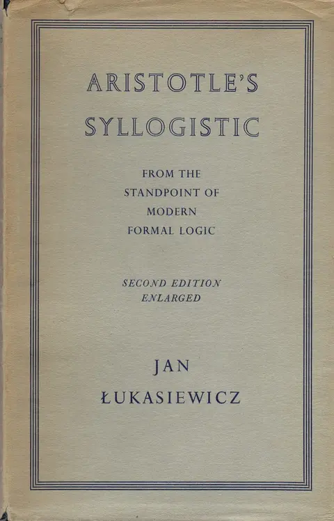 Cover of Aristotle's Syllogistic