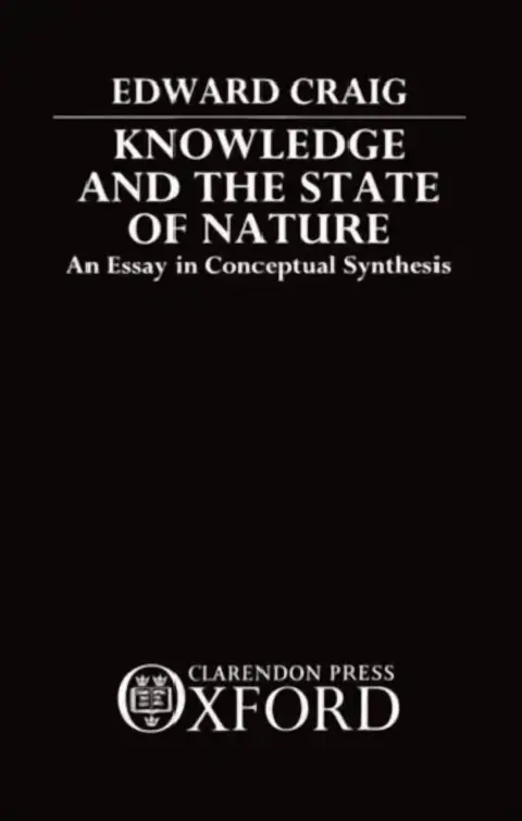Cover of Knowledge and the State of Nature