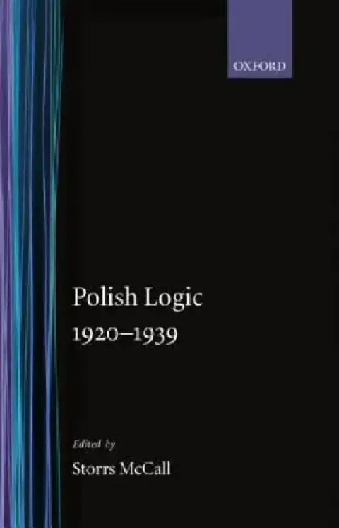 Cover of Polish Logic 1920-1939