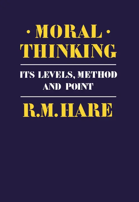 Cover of Moral Thinking