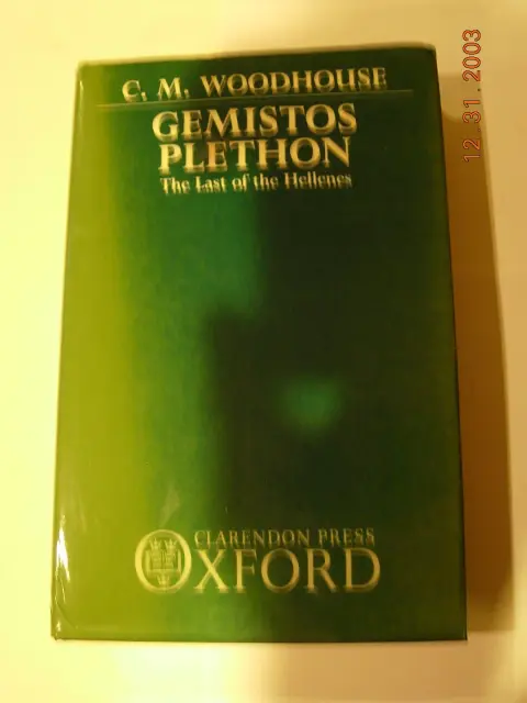 Cover of George Gemistos Plethon