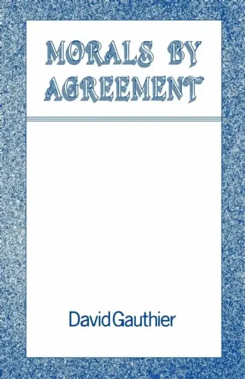 Cover of Morals by Agreement