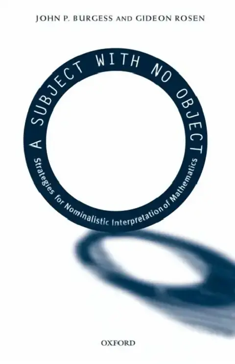 Cover of A Subject with No Object